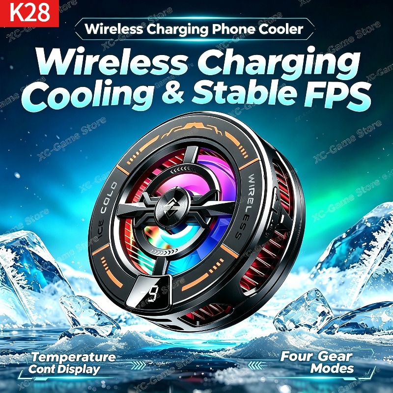Gaming Accessories For Room - K28 Magnetic Semiconductor Phone Cooler with