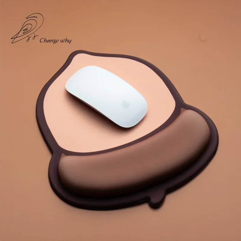 Wrist Rest Ergonomic - 1 Pc Acorn Shape Office Mousepad
