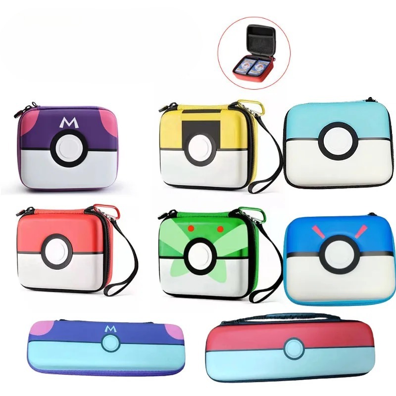 Gaming Accessories Box - Pokémon Game Card Storage Bag Cute