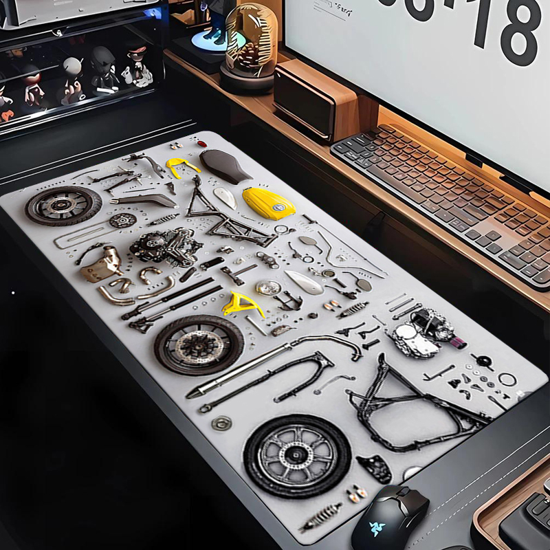 Gaming Accessories Desk - Disassembly Diagram Rubber Mouse Pad Mouse