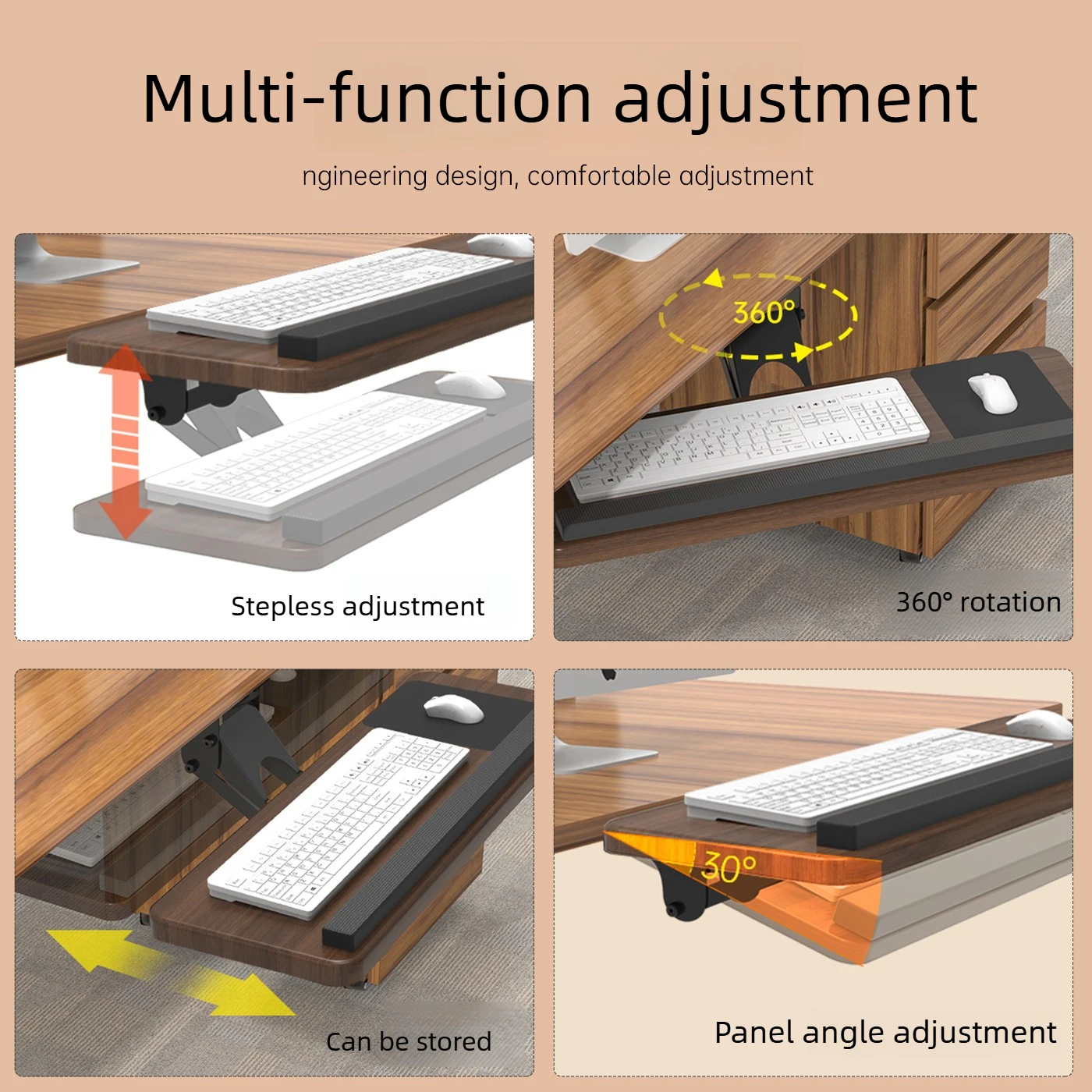 Under Desk Keyboard Tray, Adju - đánh giá và giá Wrist Rest Ergonomic