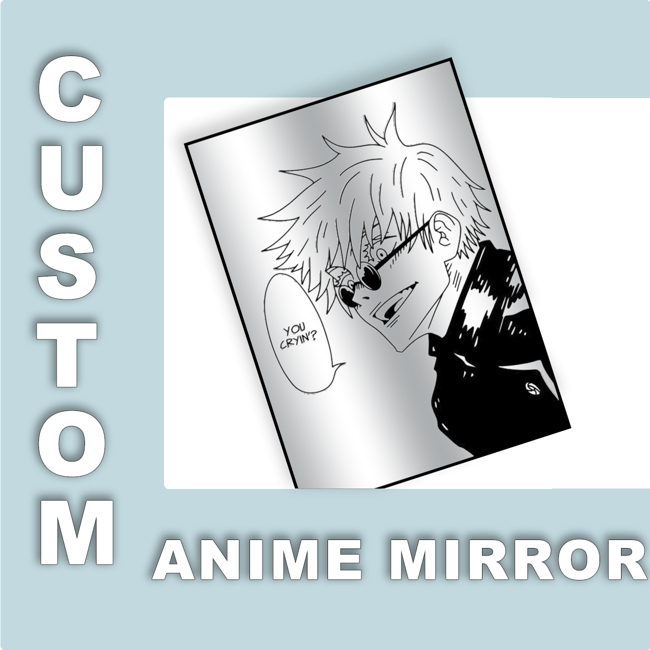Custom Design Anime Mirror Vin - đánh giá và giá Gaming Accessories For Room