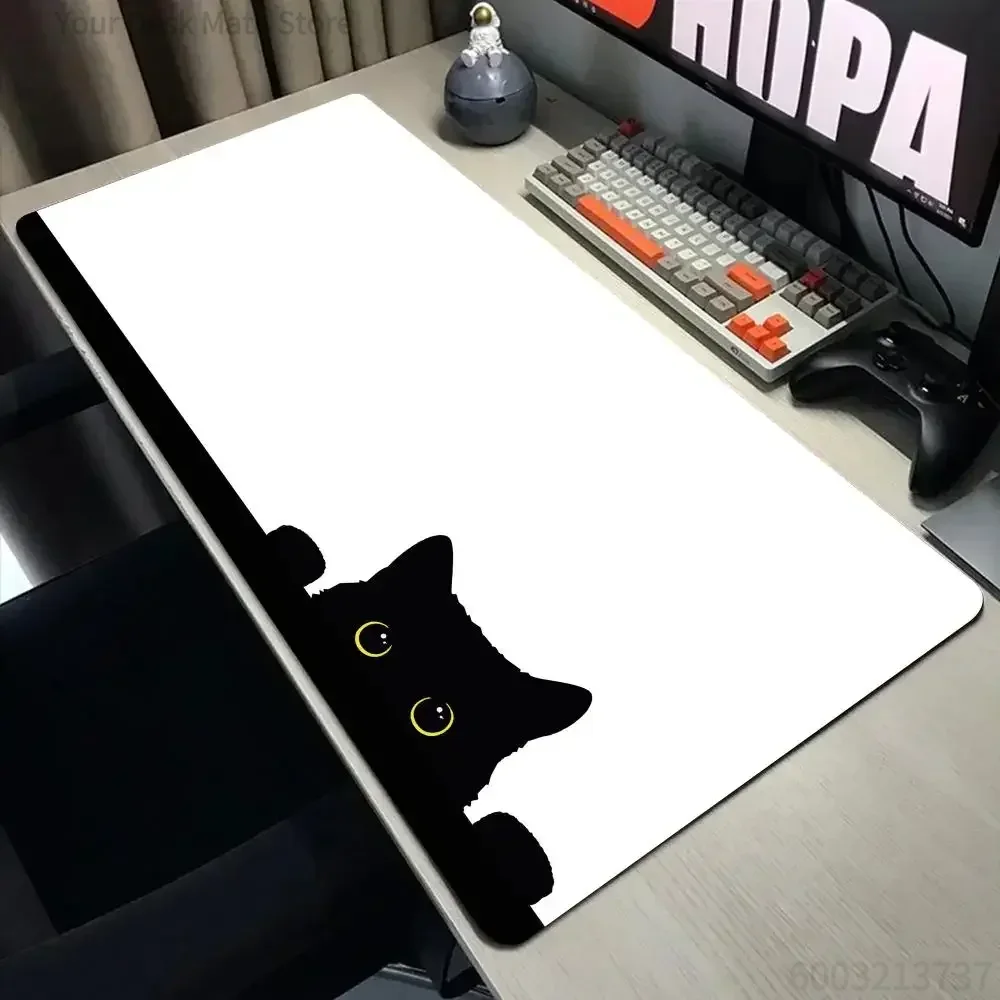 Funny black cat Mouse Pads Cut - đánh giá và giá Gaming Accessories Companies