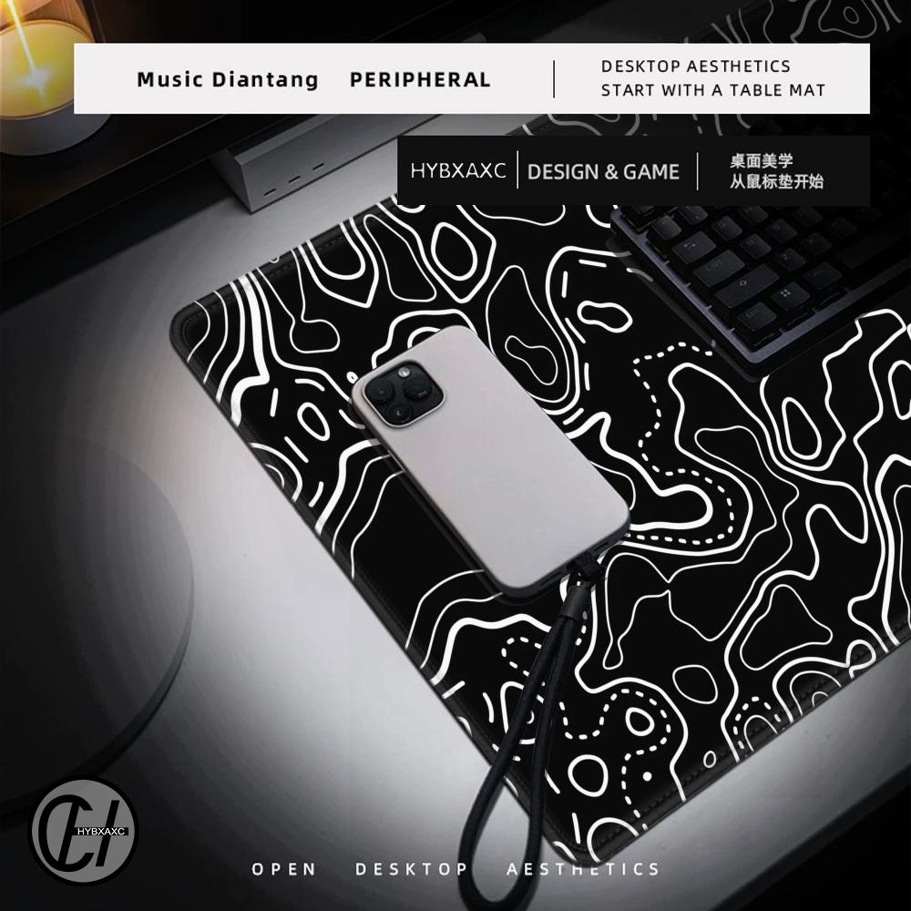 1200x600 Black White Topograph - đánh giá và giá Gaming Accessories White