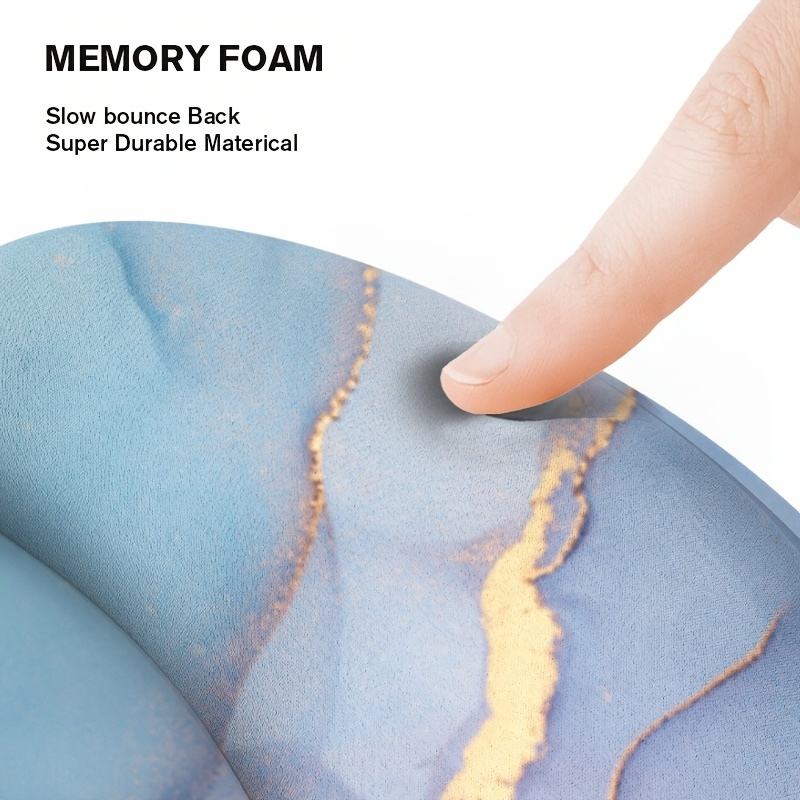 Powder Blue Gradient Marble Te - đánh giá và giá Wrist Rest Ergonomic