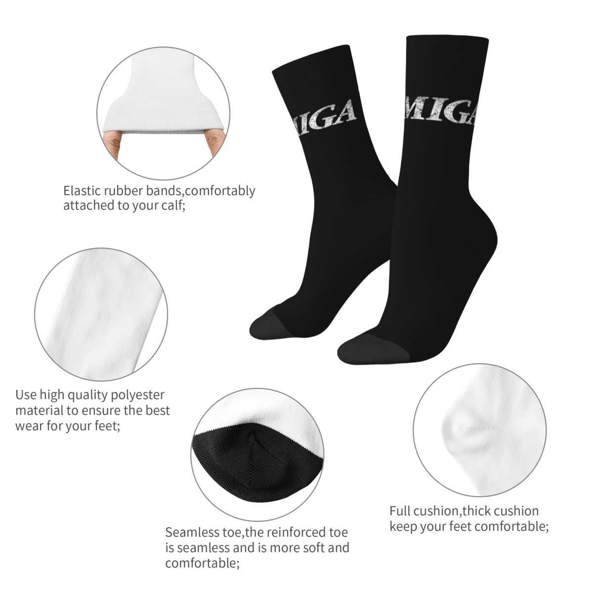 Amiga Gaming Socks Harajuku Sw - đánh giá và giá Youtube Gaming Accessories