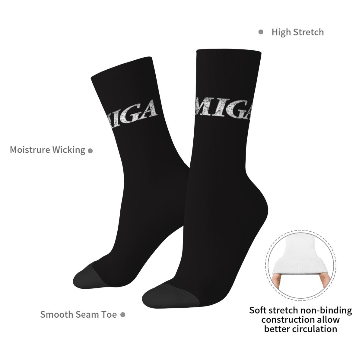 Amiga Gaming Socks Harajuku Sw - đánh giá và giá Youtube Gaming Accessories