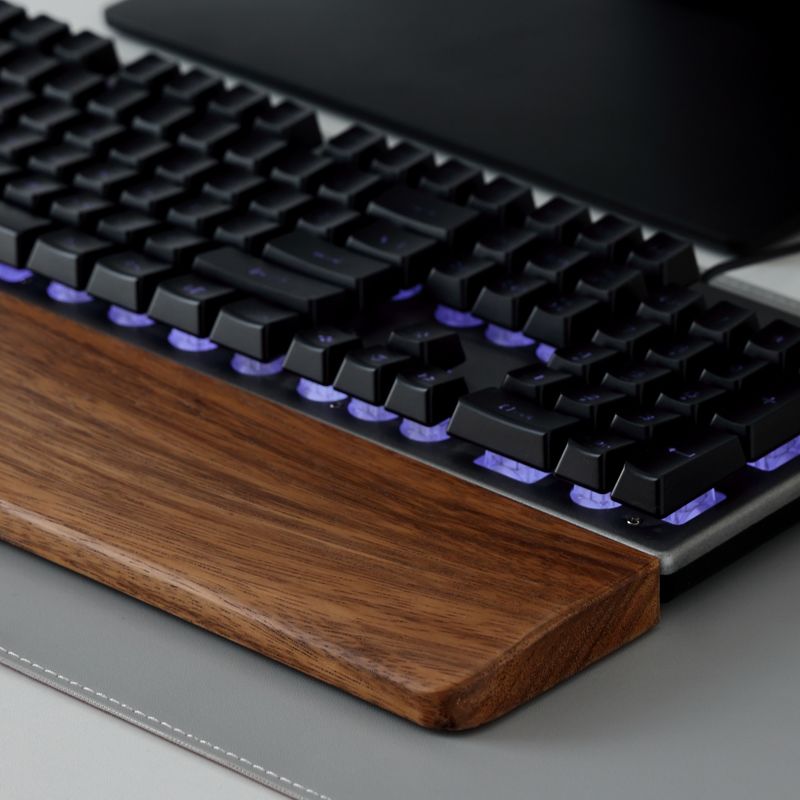 Solid Wood Keyboard Palm Rest  - đánh giá và giá Wrist Rest Ergonomic