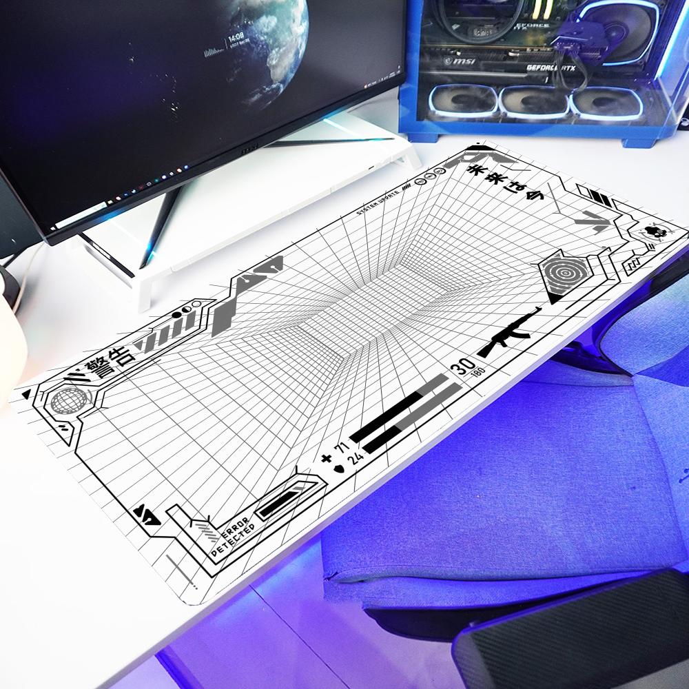 Perspective Grid Desk Mat Gami - đánh giá và giá Gaming Accessories White
