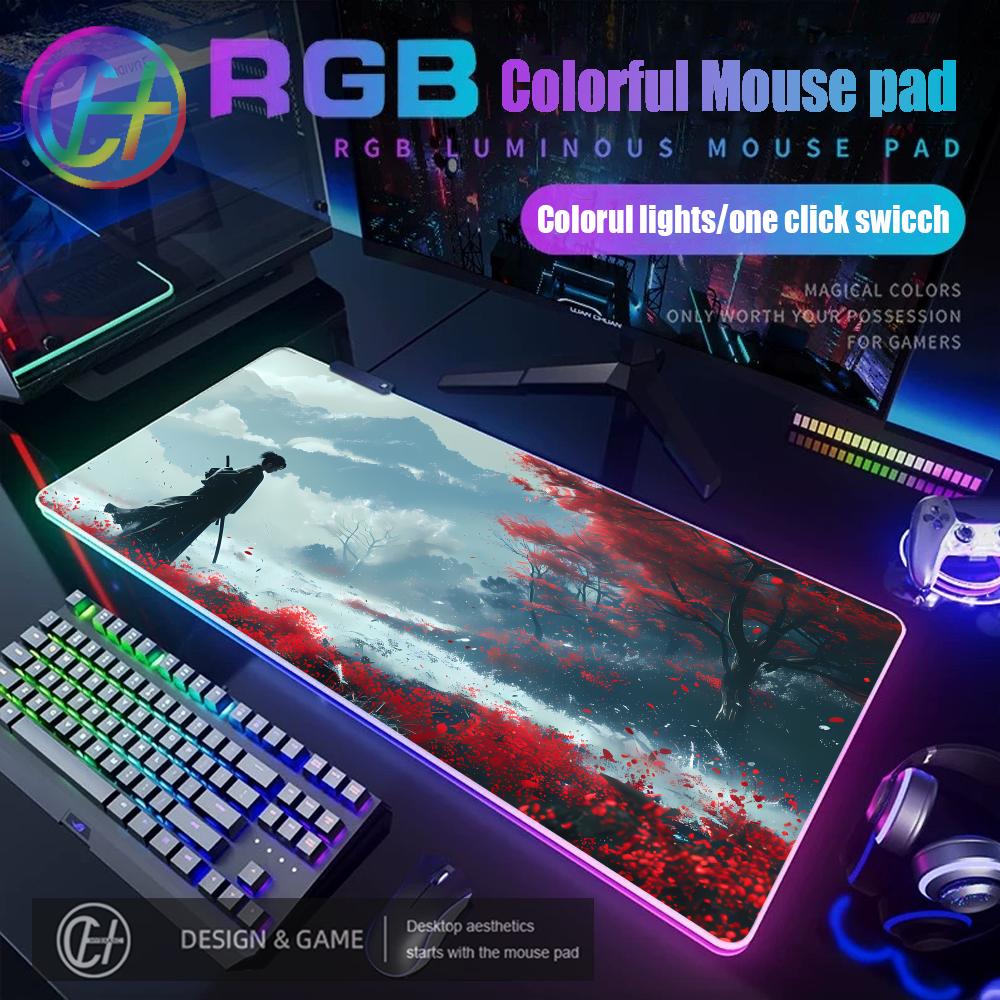 RGB Samurai Warrior Mouse Pad  - đánh giá và giá Gaming Accessories Companies
