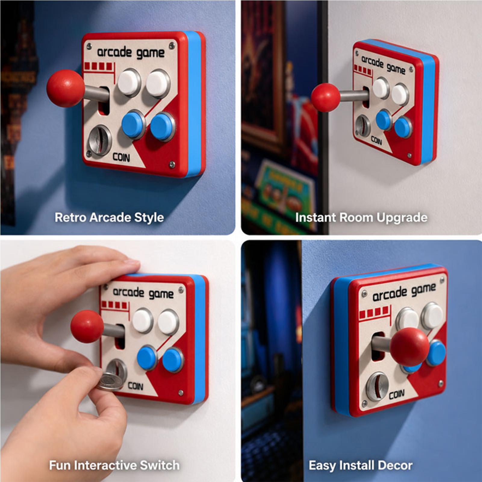 Creative Retro Arcade Game Lig - đánh giá và giá Gaming Accessories For Room