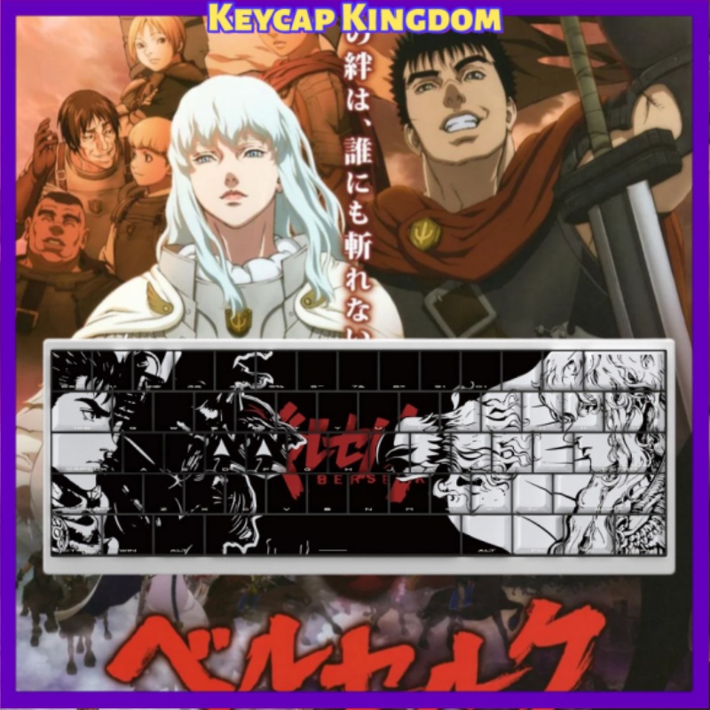 BERSERK Theme Anime Keycap 98  - đánh giá và giá Gaming Accessories Tablet