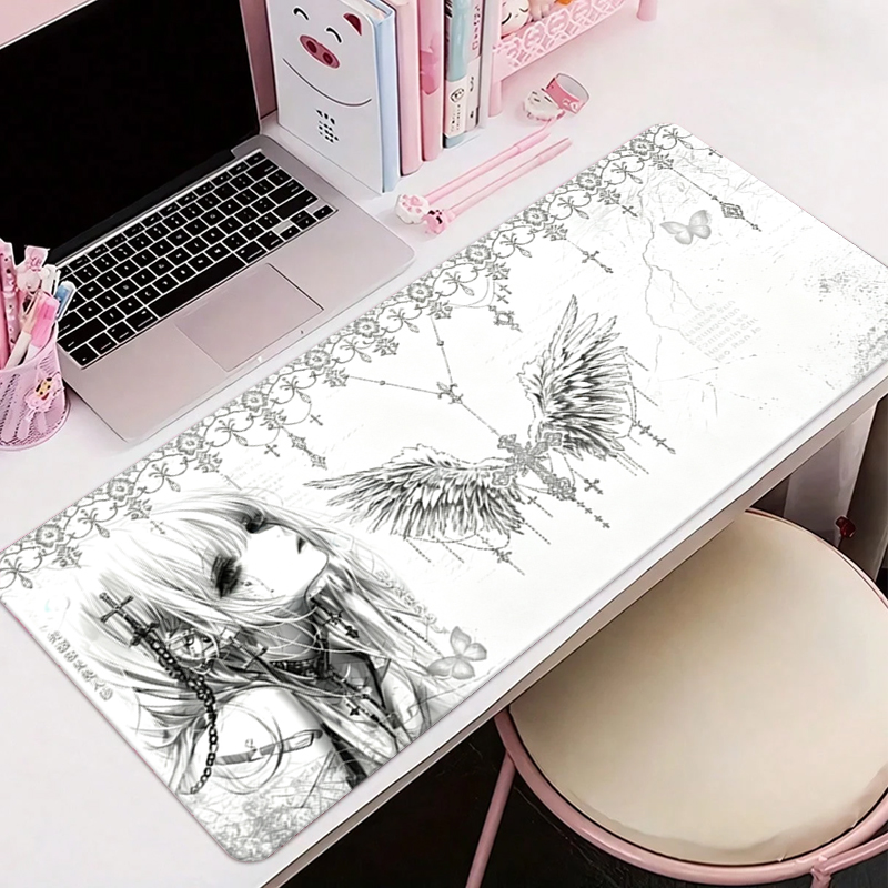 Leather Mousepad Black White A - đánh giá và giá Gaming Accessories Desk