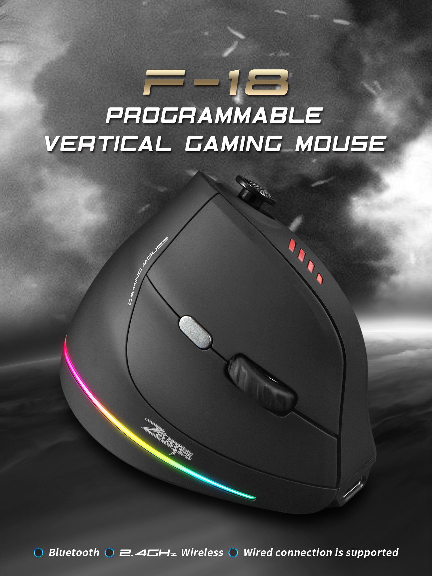 Jomaa RGB Backlit Wireless Ver - đánh giá và giá Gaming Accessories Tablet