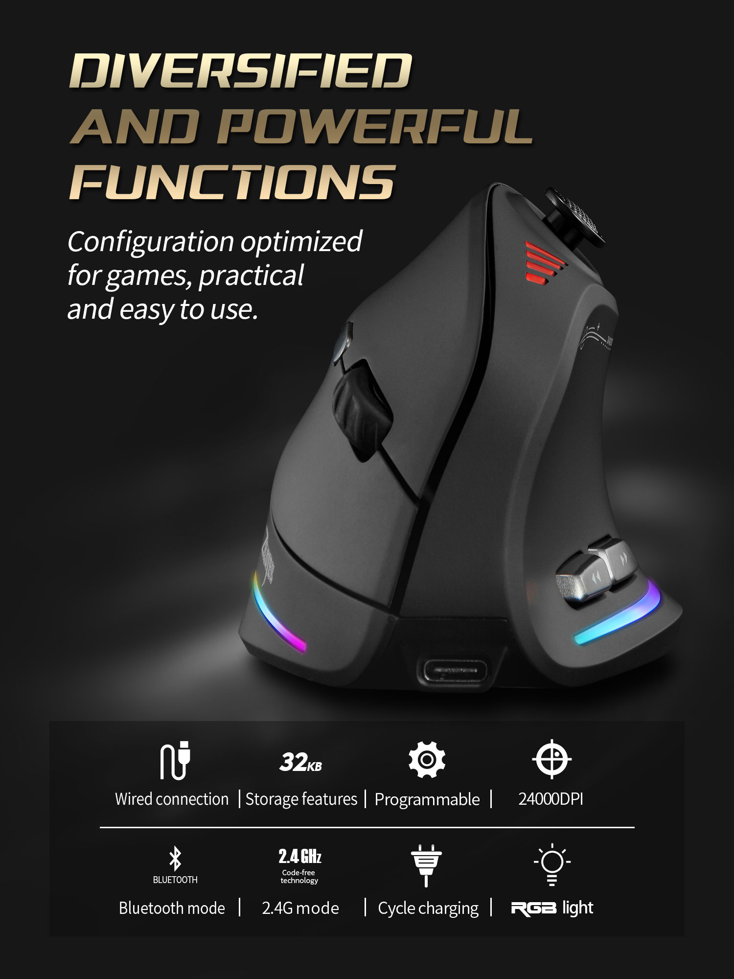 Jomaa RGB Backlit Wireless Ver - đánh giá và giá Gaming Accessories Tablet